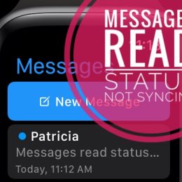 Messages read status not syncing between devices