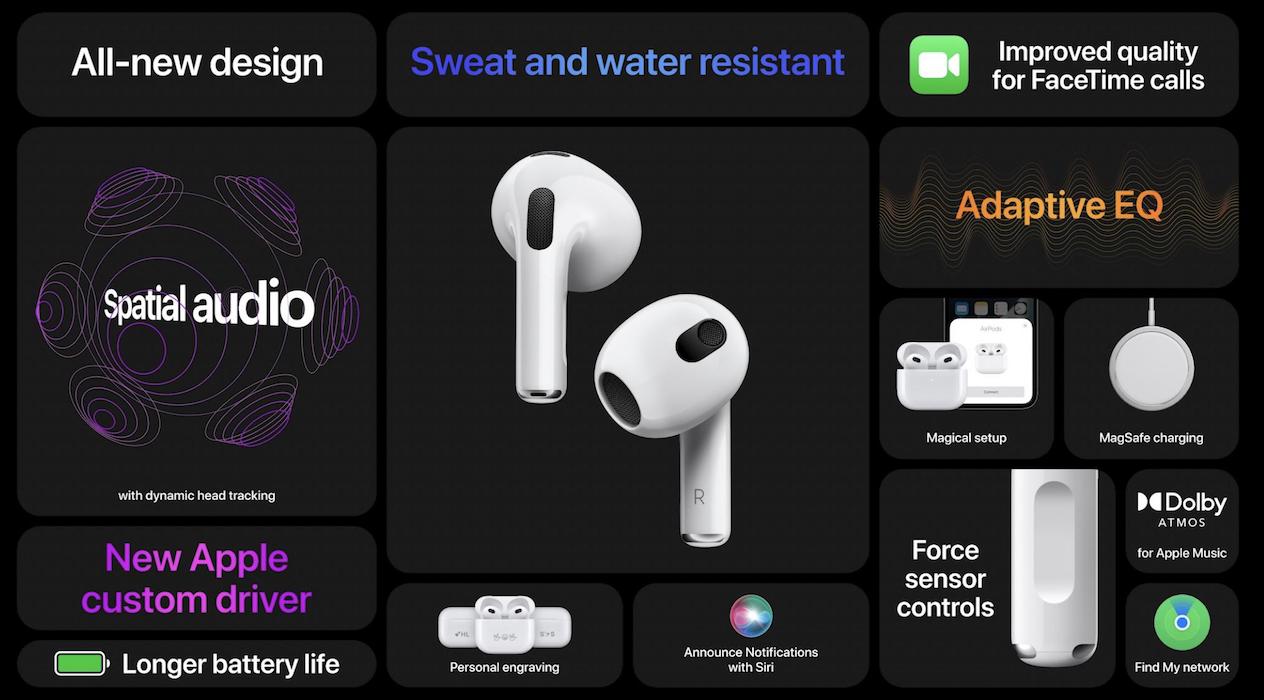 airpods 3 features