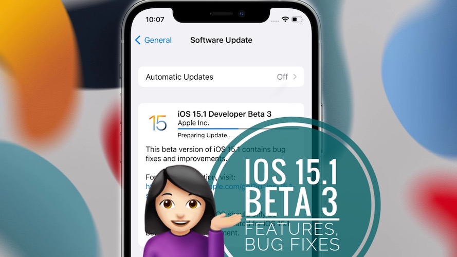 iOS 15.1 Beta 3