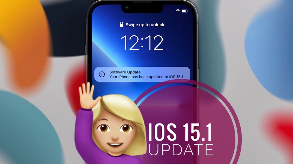 iOS 15.1 update