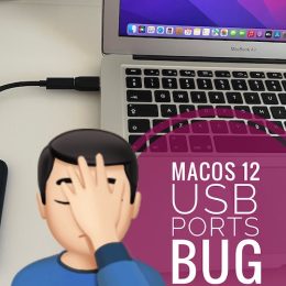 macOS Monterey USB ports issue