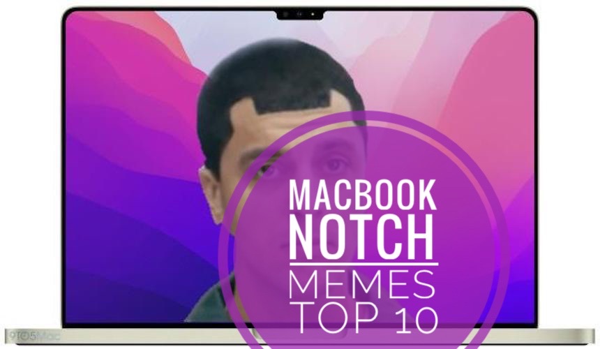 macbook notch meme