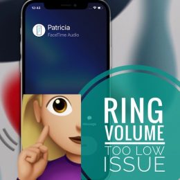 ring volume low in iOS 15.1