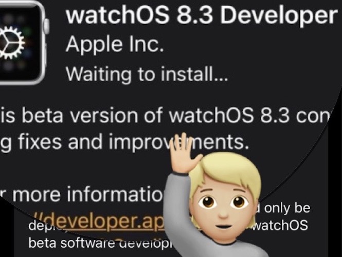 watchOS 8.3 beta