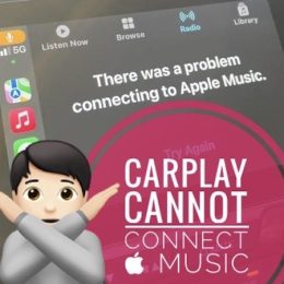 CarPlay problem connecting to Apple Music