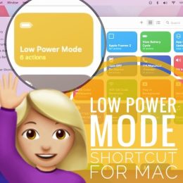 Low Power Mode Shortcut for Mac
