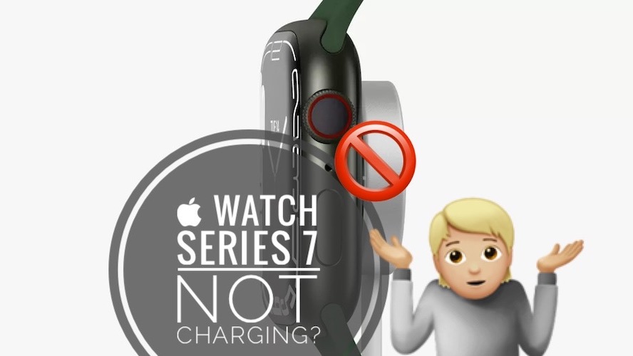 apple watch 7 not charging