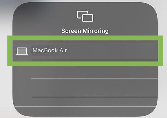 how to airplay from iphone to mac