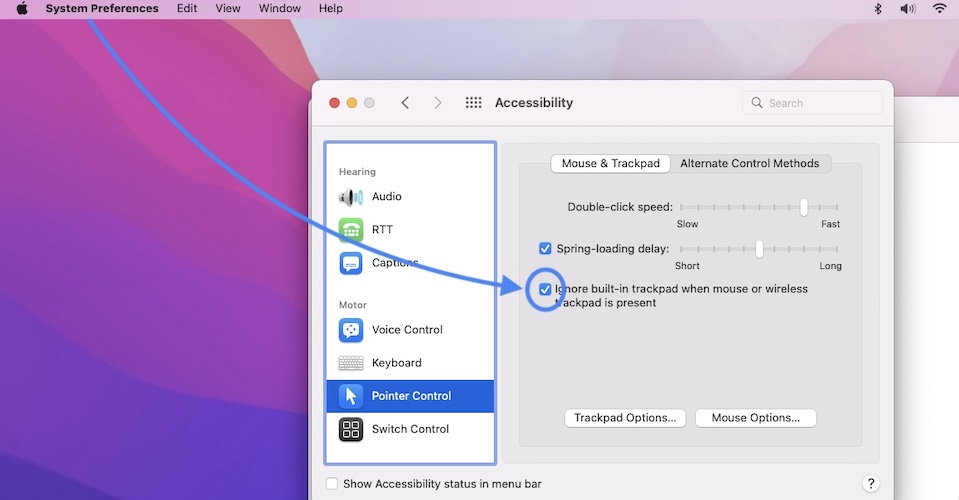 how to fix trackpad not working on mac