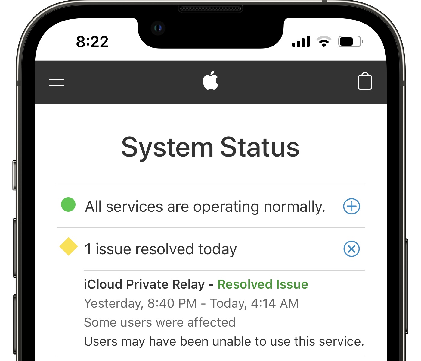 iCloud Private Relay issue fixed
