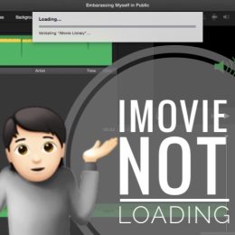 iMovie not loading
