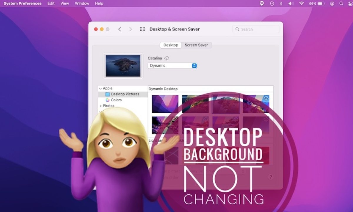 macOS Monterey Can't Change Desktop ...