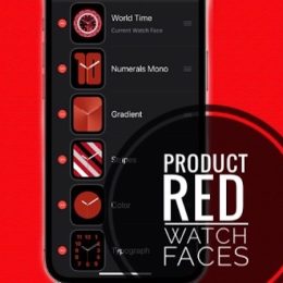 6 New Product RED Watch Faces