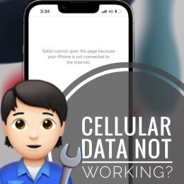 cellular data not working on iphone