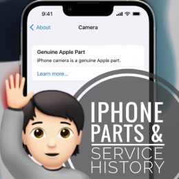 iPhone Parts and Service History
