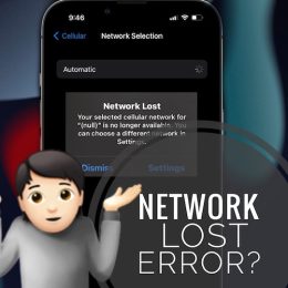 iPhone network lost error