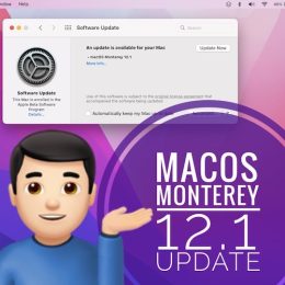 macOS Monterey 12.1 update