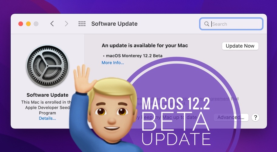 macOS Monterey 12.2 Beta
