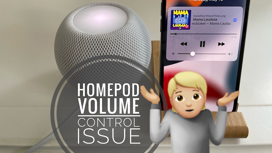 HomePod mini volume control not working
