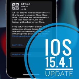 iOS 15.4.1 update
