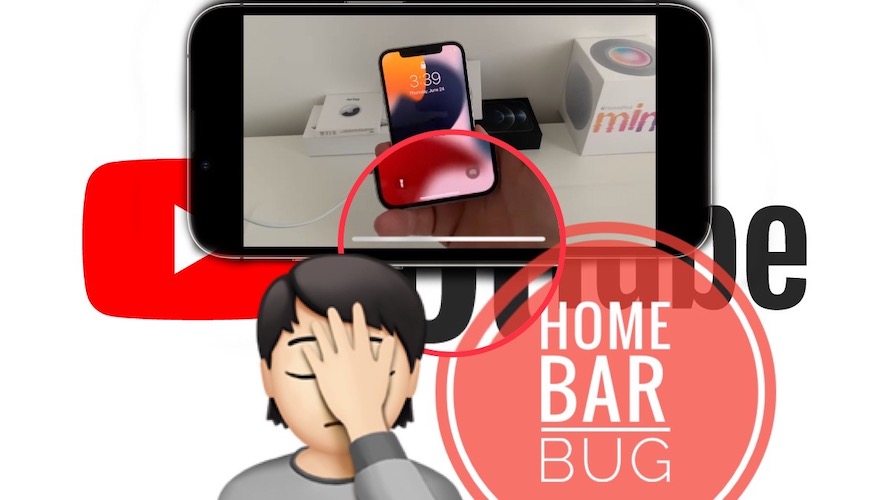 iPhone home bar not disappearing