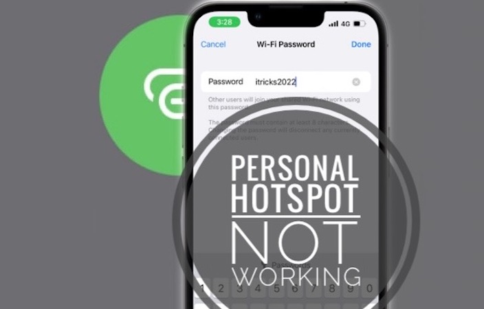 personal hotspot not working on iphone