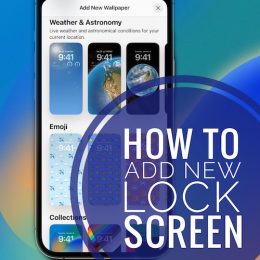 Add New Lock Screen in iOS 16