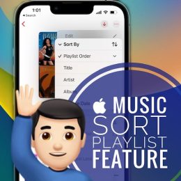 Apple Music sort playlist by