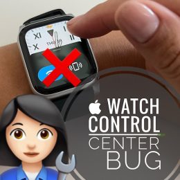 Apple Watch Control Center not working