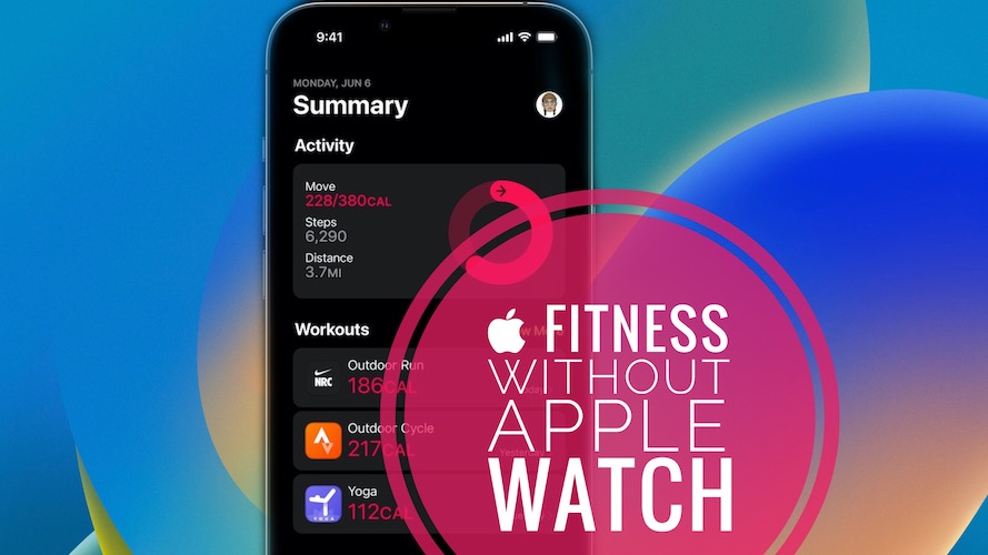 Fitness without Apple Watch in iOS 16