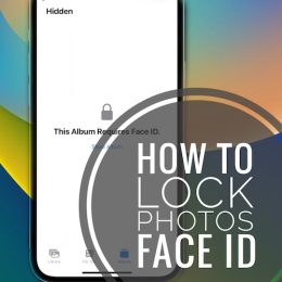 Lock Photos with Face ID