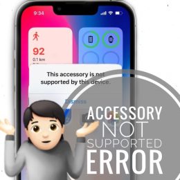 This accessory is not supported by this device