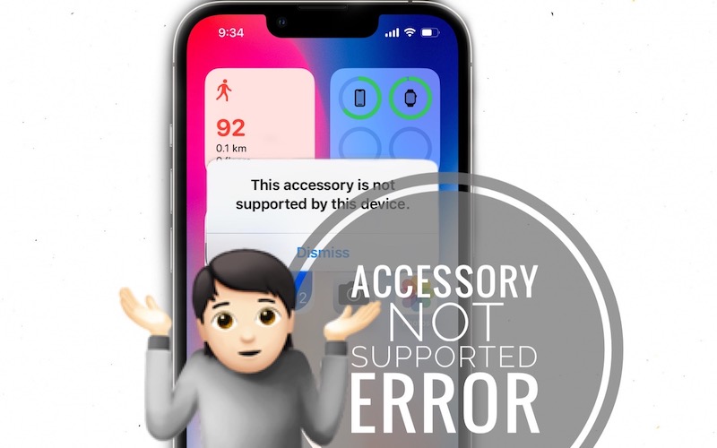 This accessory is not supported by this device