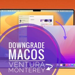 downgrade macOS Ventura to Monterey
