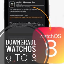 downgrade watchos 9 to 8