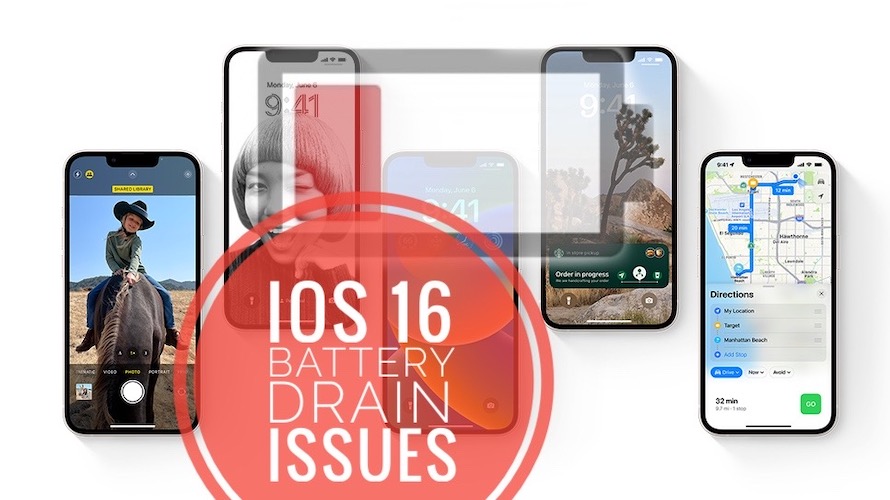 iOS 16 battery drain issue
