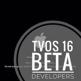 tvOS 16 beta for developers