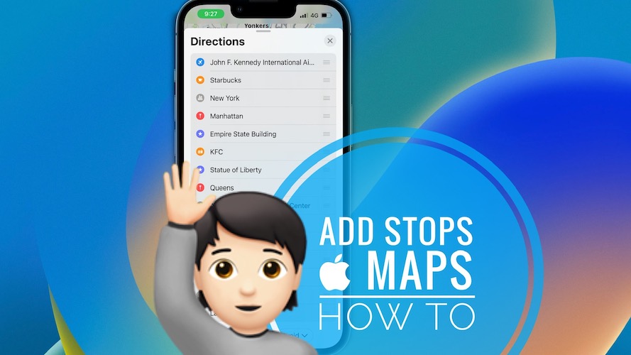 Add Stops in Apple Maps