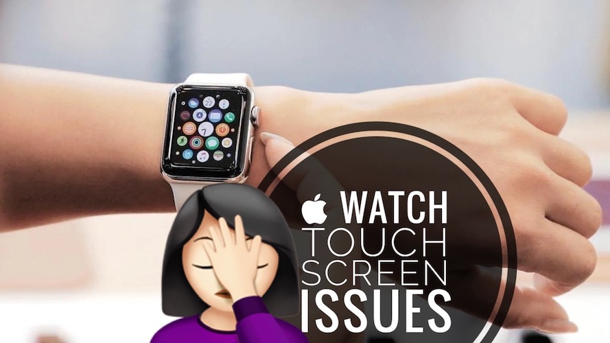 Apple Watch touch screen not working