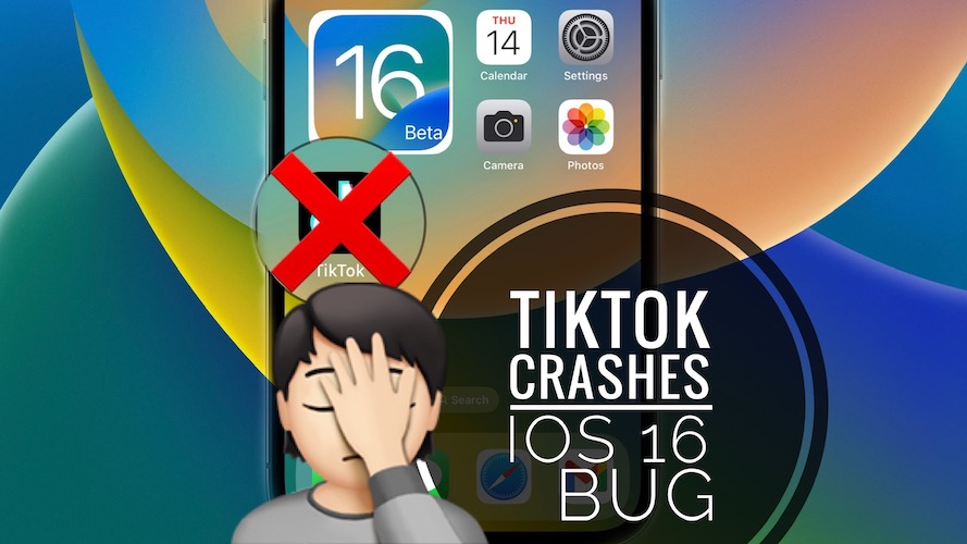 Tiktok crashing in iOS 16