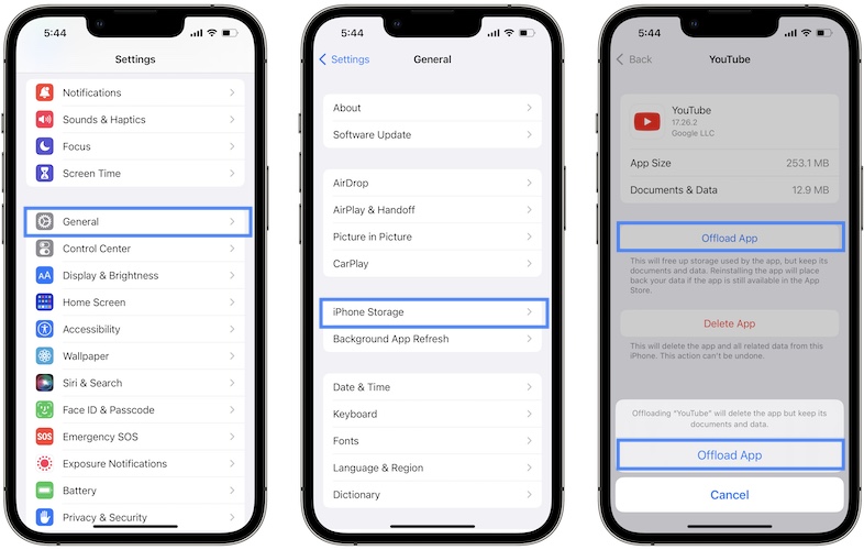 how to reinstall youtube without losing data