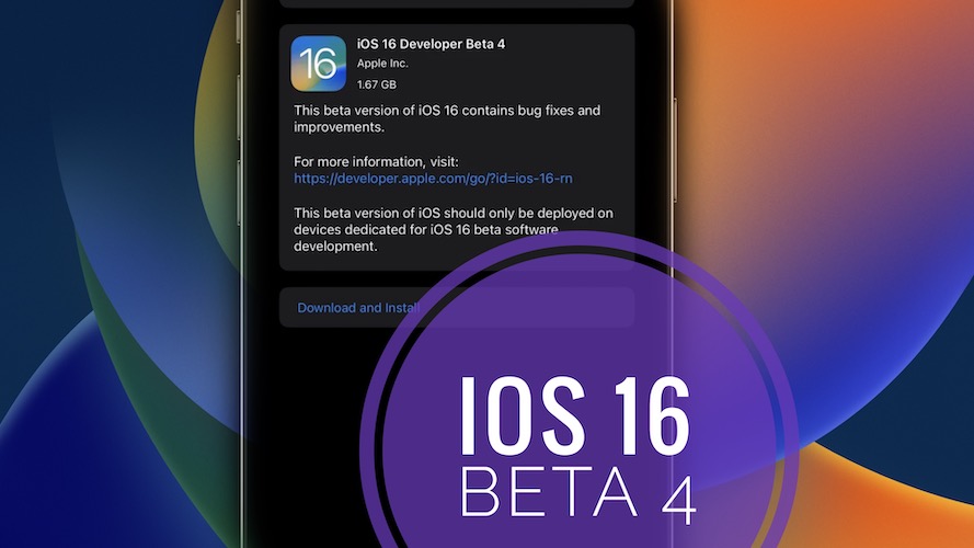 iOS 16 Beta 4