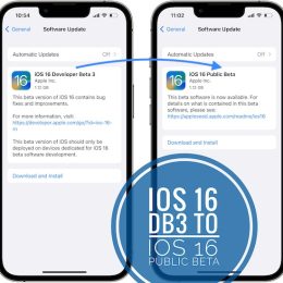iOS 16 DB 3 to iOS 16 Public Beta