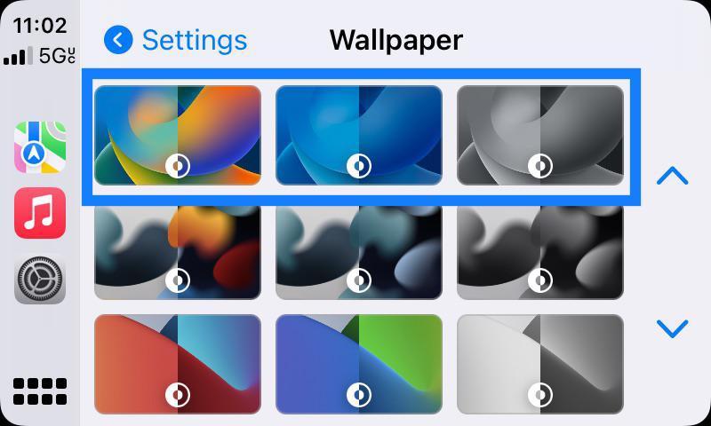 iOS 16 new carplay wallpapers