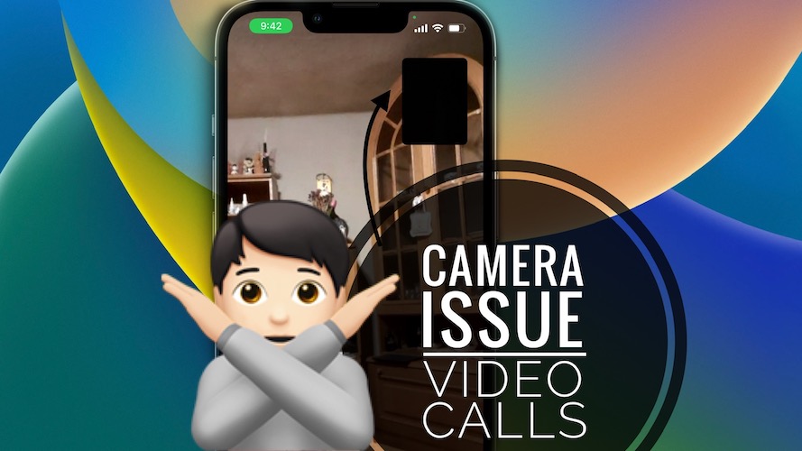 iphone camera not working during video calls