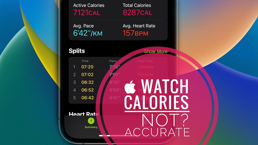 Apple Watch calories not accurate