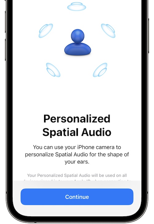 Personalized Spatial Audio setup