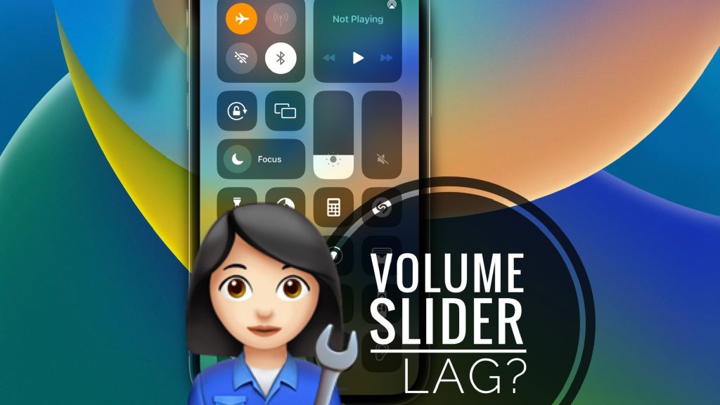 Volume slider lag on iPhone