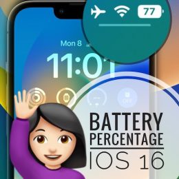 battery percentage iphone 13