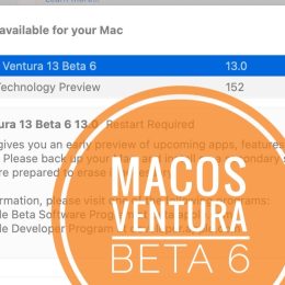 macOS Ventura Beta 6